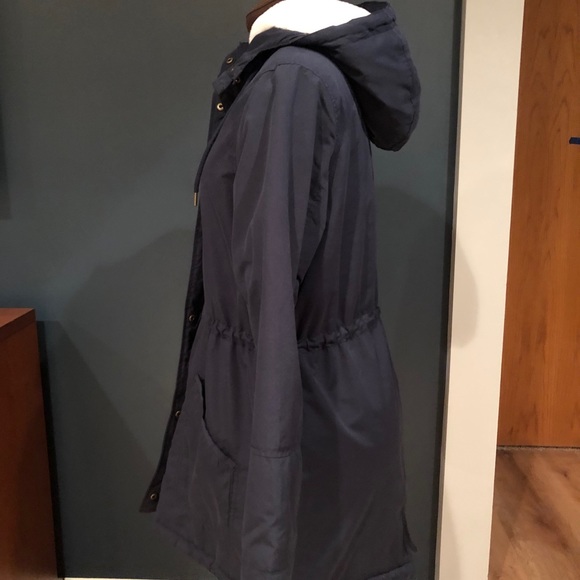 Navy Old Navy Sherpa lined coat. - Picture 4 of 5